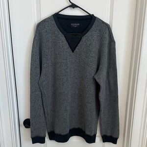 Goodlife Men's Charcoal & Grey Crewneck Sweater